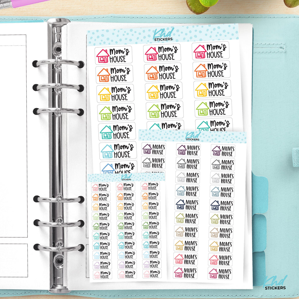 Mom's House Planner Stickers