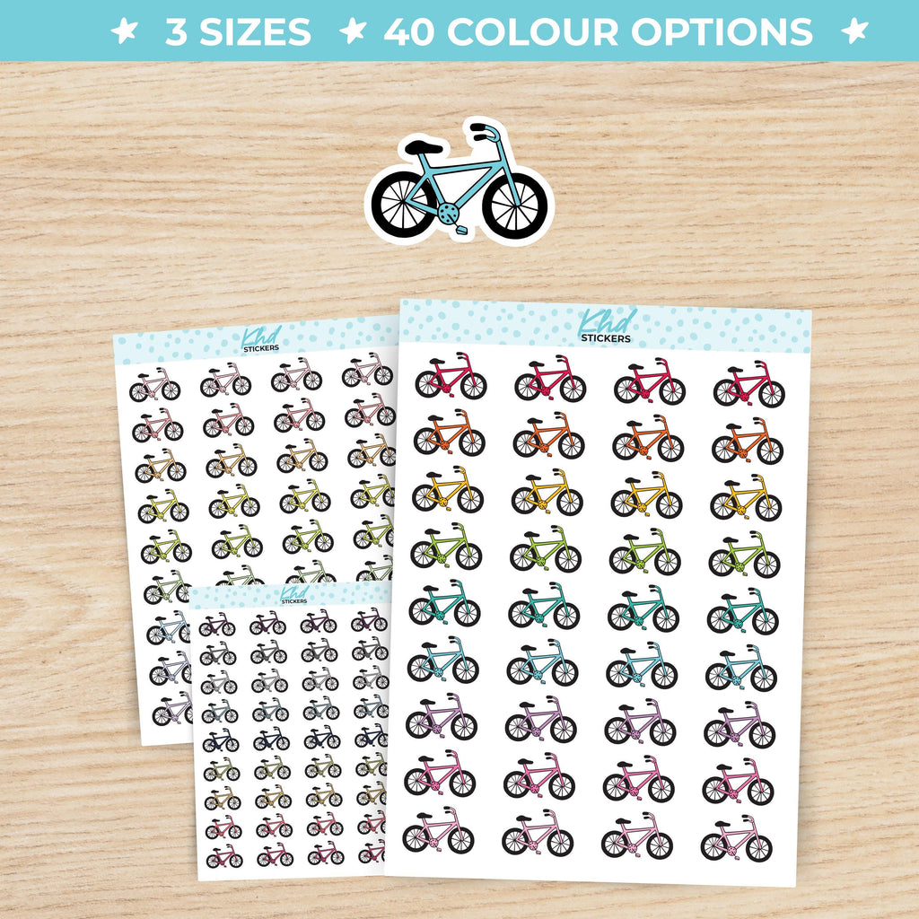 Bicycle Icon Stickers Small