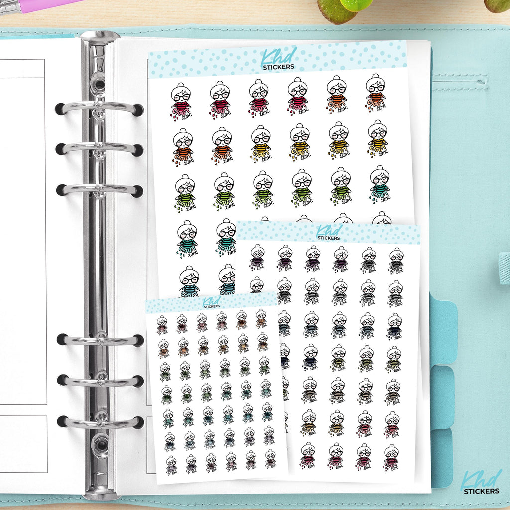 Planner Girl Craft Stickers