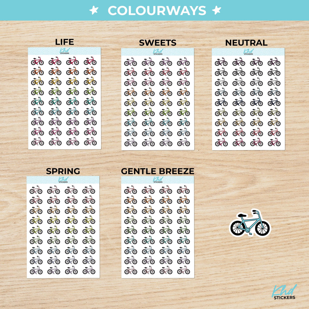 Bicycle Icon Stickers