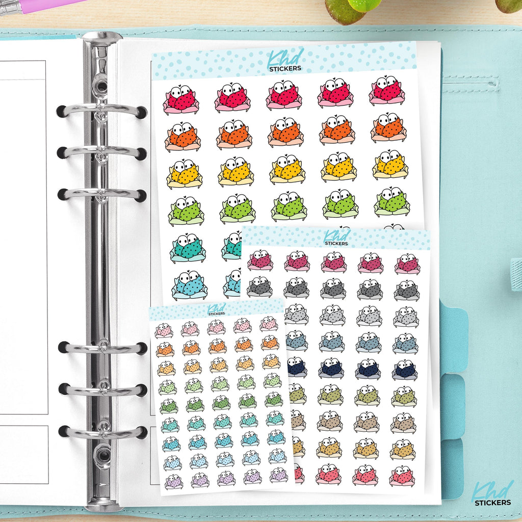 Ghost Cuddle Time Planner Stickers