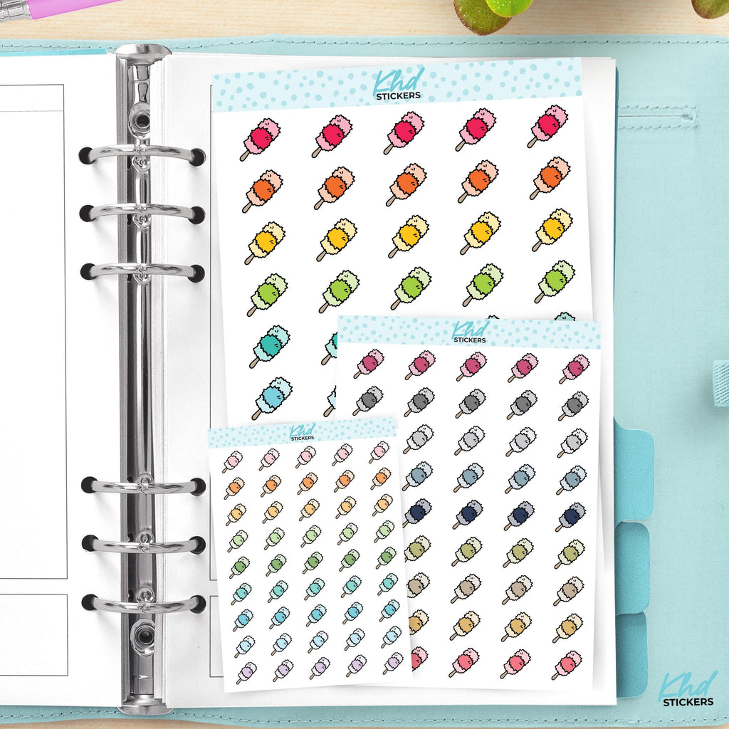 Feather Duster Planner Stickers