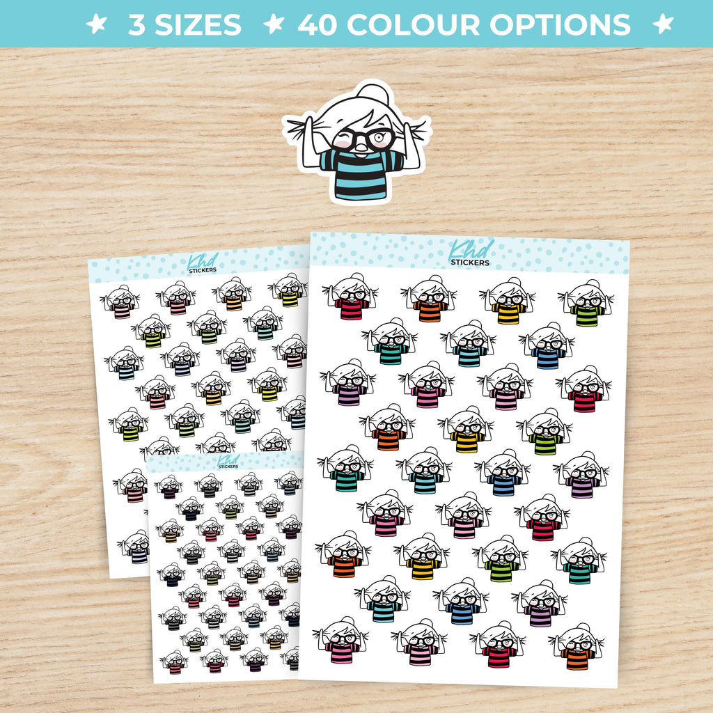 Planner Girl Leona Frustrated Planner Stickers Small