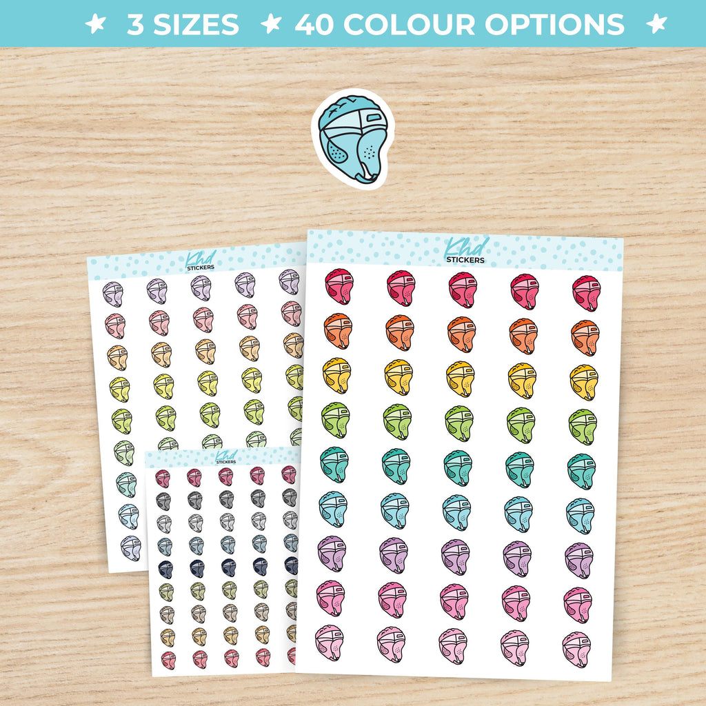 Sport Helmet Planner Stickers Small / LIFE