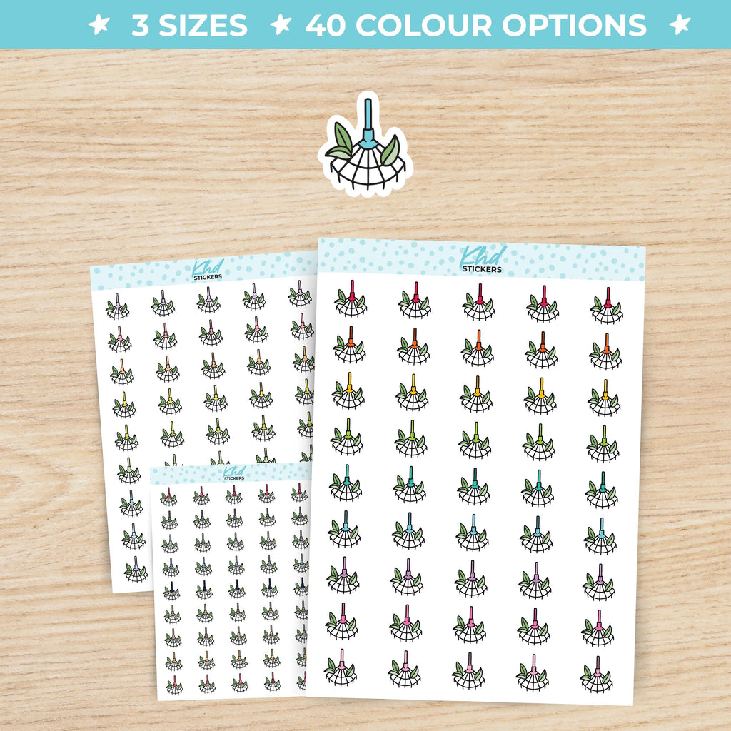 Raking / Gardening Planner Stickers Small