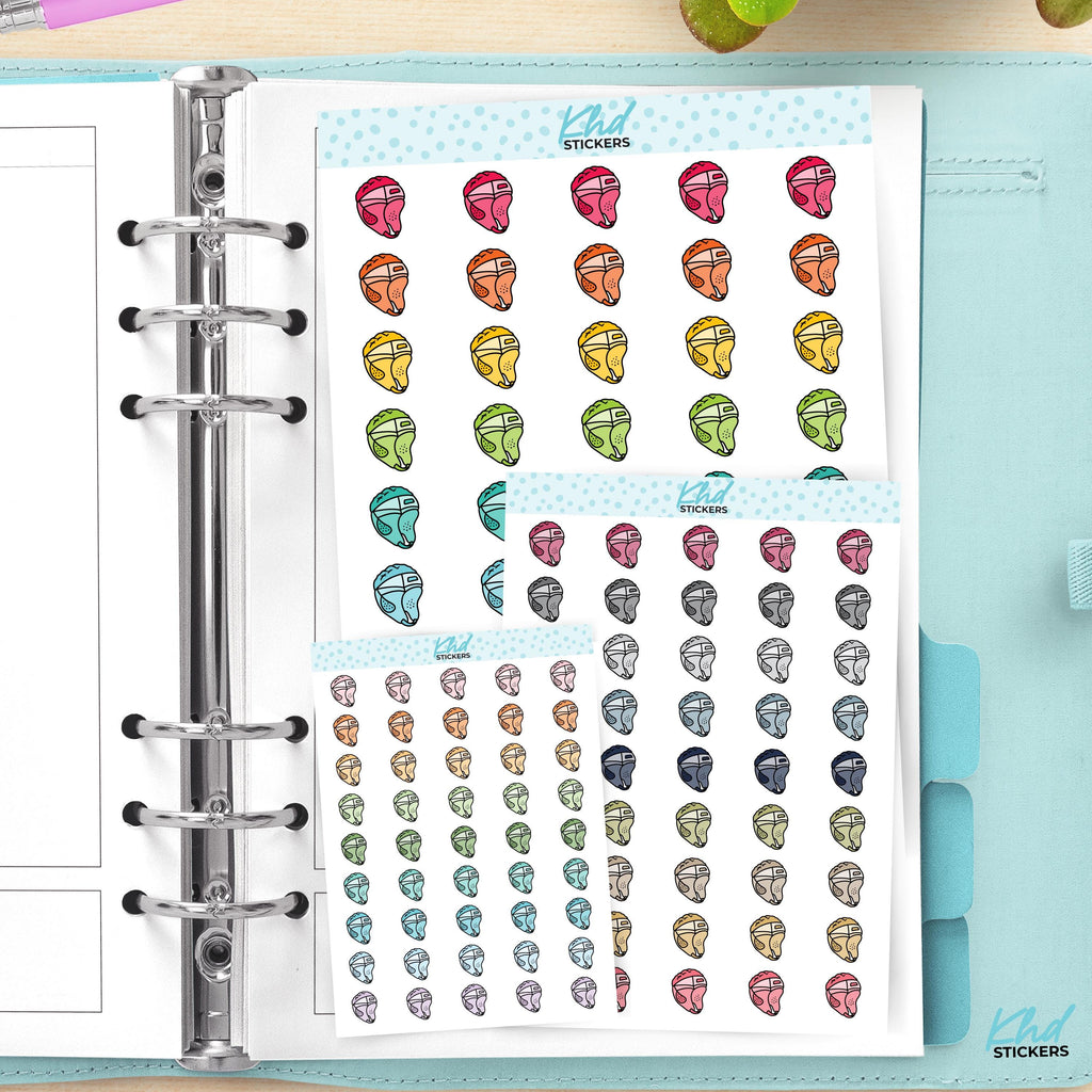 Sport Helmet Planner Stickers