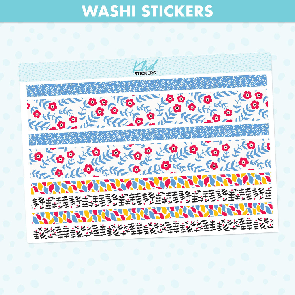 Up North Decorative Washi Strip Stickers