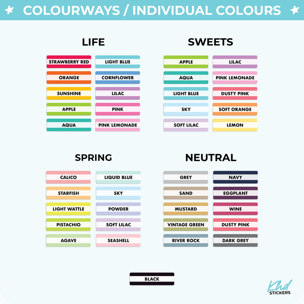 Design Your Own Australian Events and Public Holidays, Planner Stickers.