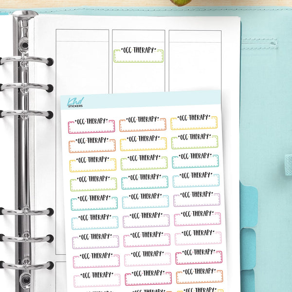 Occupational Therapy Boxes Stickers — video