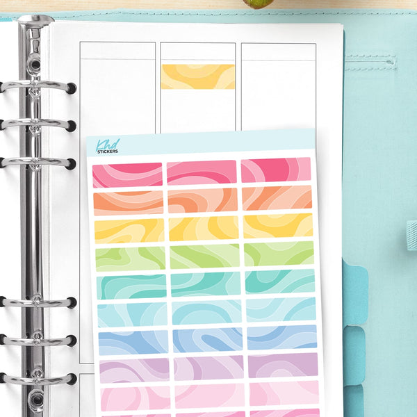 Blank Swirl Headers and Functional Boxes Stickers — video