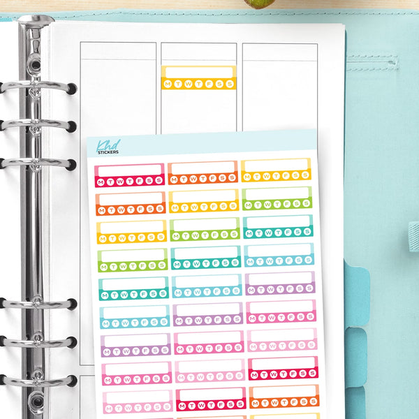 Weekly Habit Tracker Stickers — video