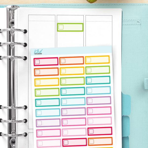 Appointment Functional Stickers with Checkbox — video