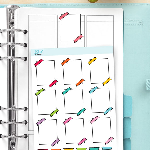 Washi Tape Edges Functional Boxes — video