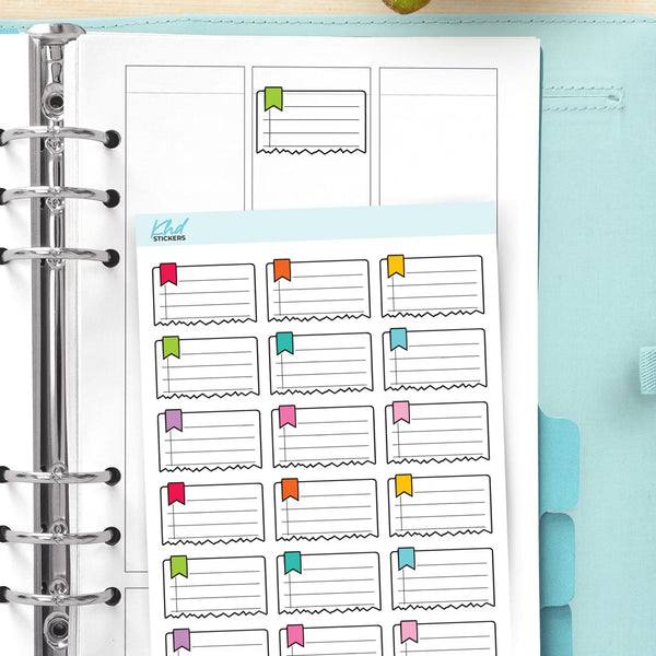 Flag Notes Planner Stickers — video